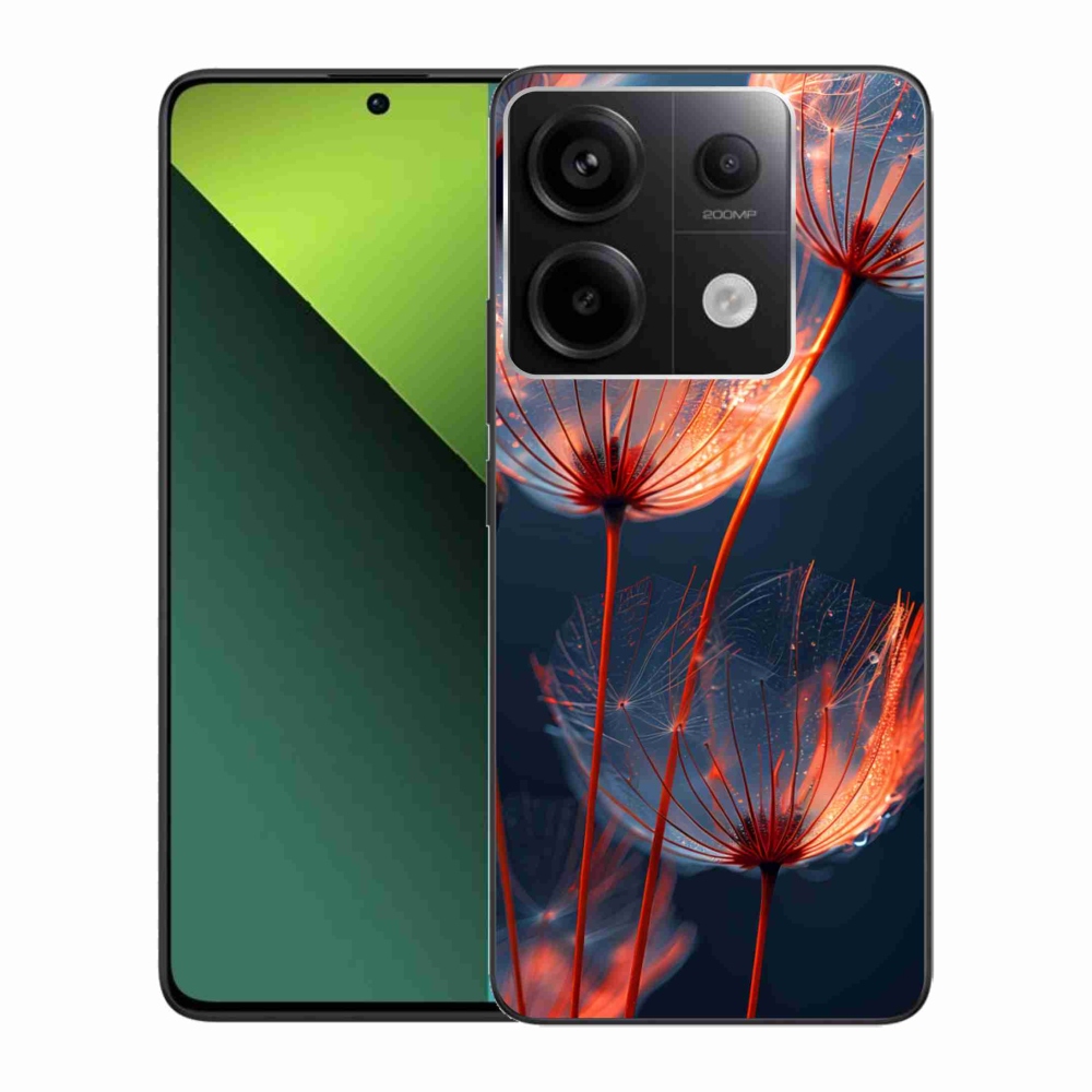 Gelový kryt mmCase na Xiaomi Redmi Note 13 Pro 5G/Poco X6 5G - světélkující chmýří