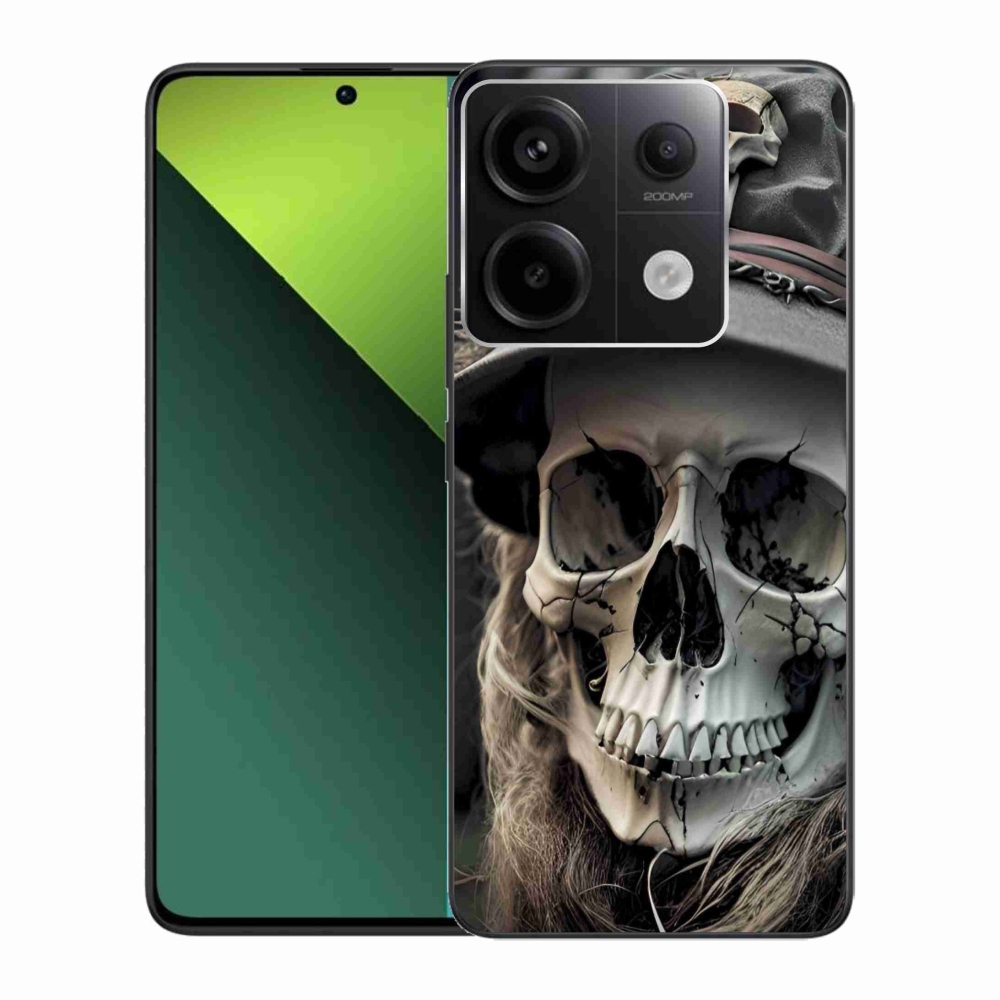 Gelový kryt mmCase na Xiaomi Redmi Note 13 Pro 5G/Poco X6 5G - temná lebka