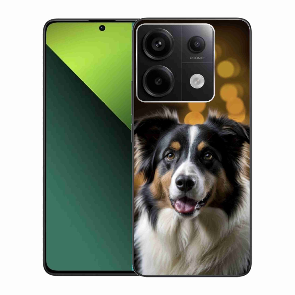 Gelový kryt mmCase na Xiaomi Redmi Note 13 Pro 5G/Poco X6 5G - usměvavý australský ovčák