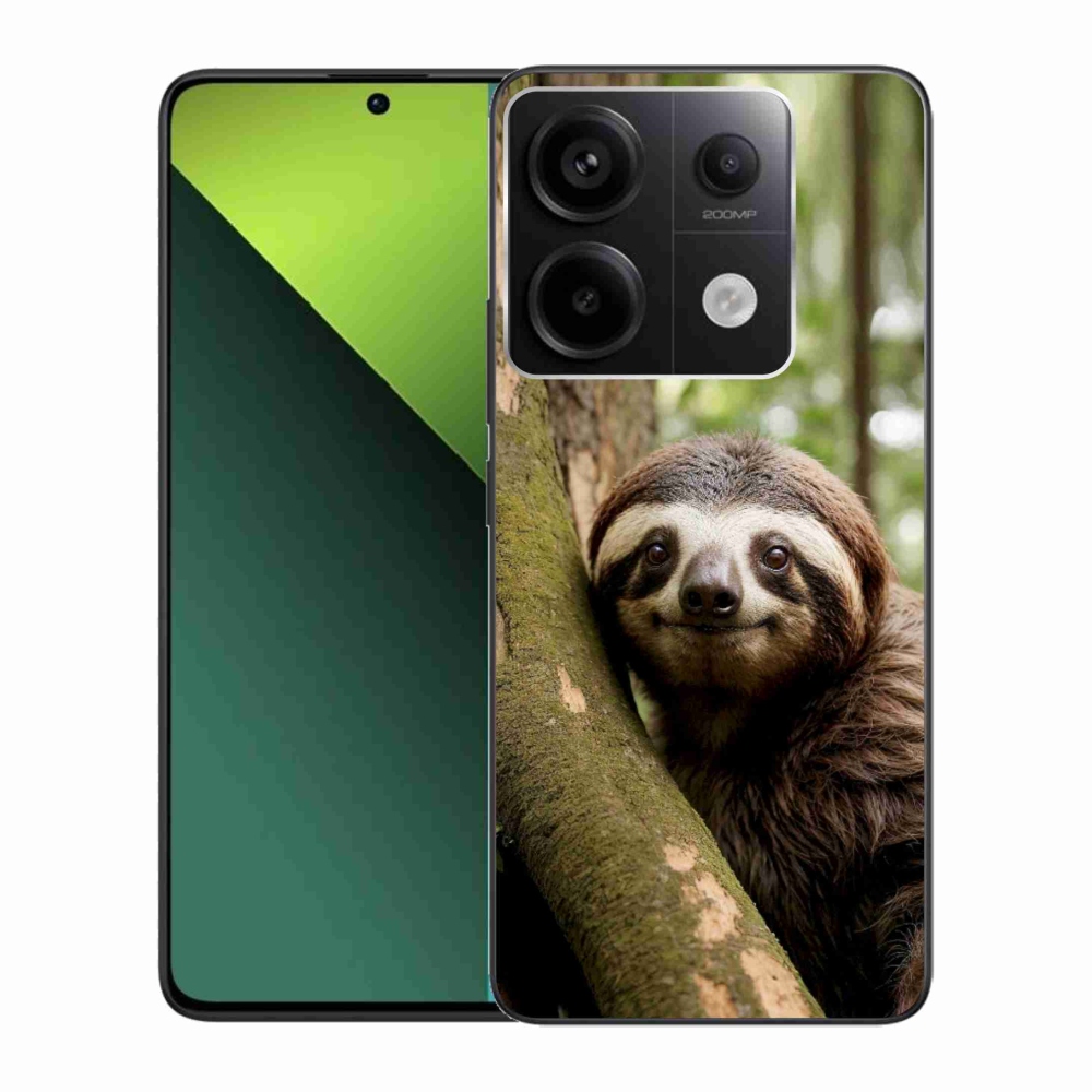 Gelový kryt mmCase na Xiaomi Redmi Note 13 Pro 5G/Poco X6 5G - usměvavý lenochod