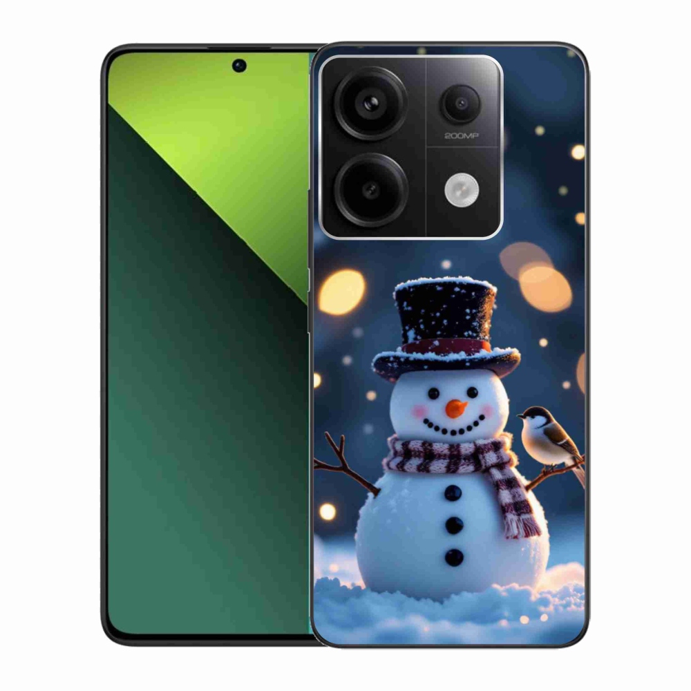 Gelový kryt mmCase na Xiaomi Redmi Note 13 Pro 5G/Poco X6 5G - vánoční sněhulák