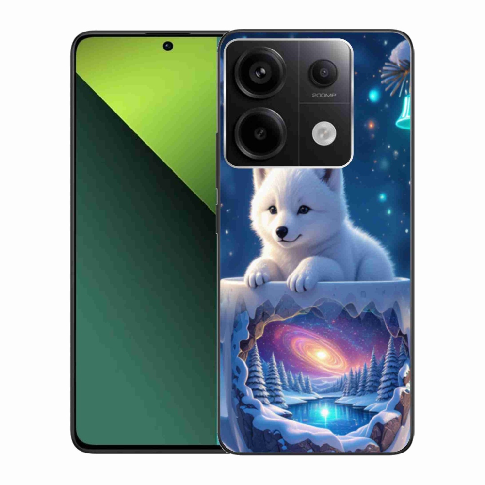 Gelový kryt mmCase na Xiaomi Redmi Note 13 Pro 5G/Poco X6 5G - vánoční štěně