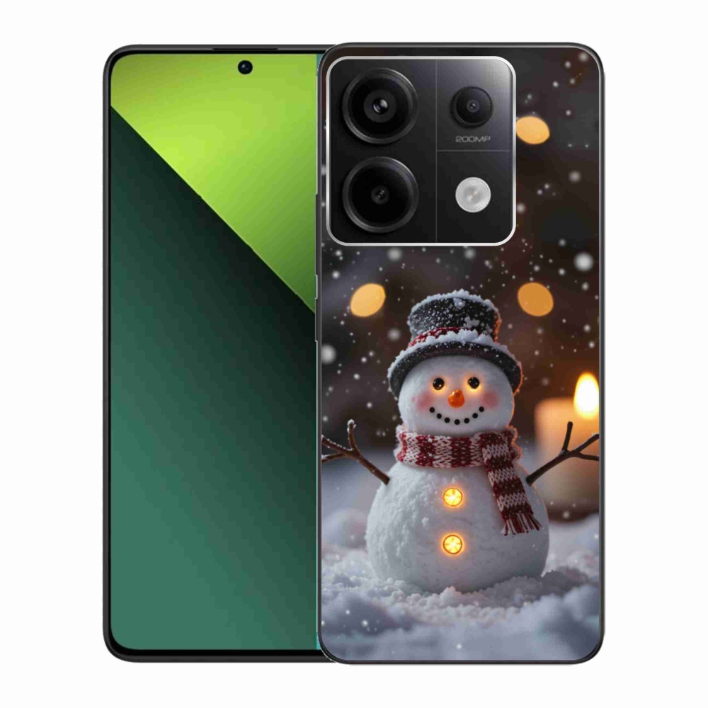 Gelový kryt mmCase na Xiaomi Redmi Note 13 Pro 5G/Poco X6 5G - veselý sněhulák