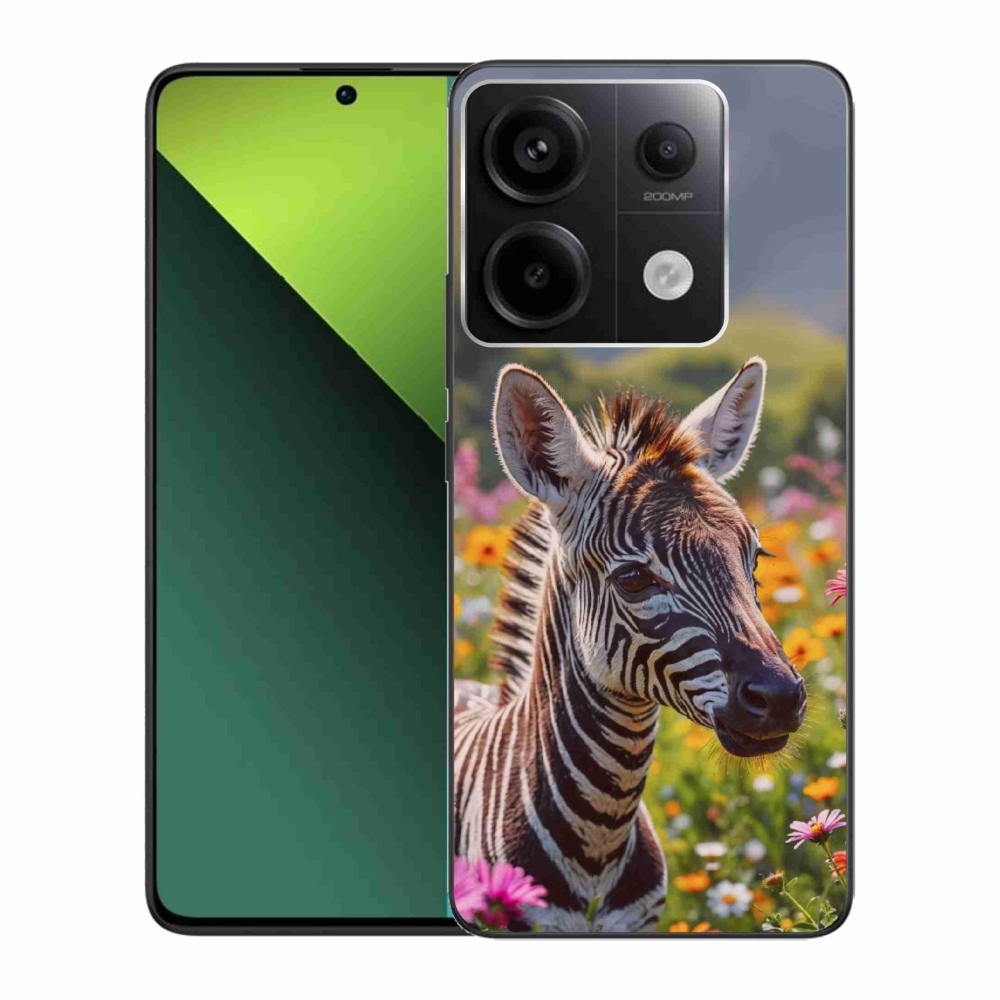 Gelový kryt mmCase na Xiaomi Redmi Note 13 Pro 5G/Poco X6 5G - zebra na louce