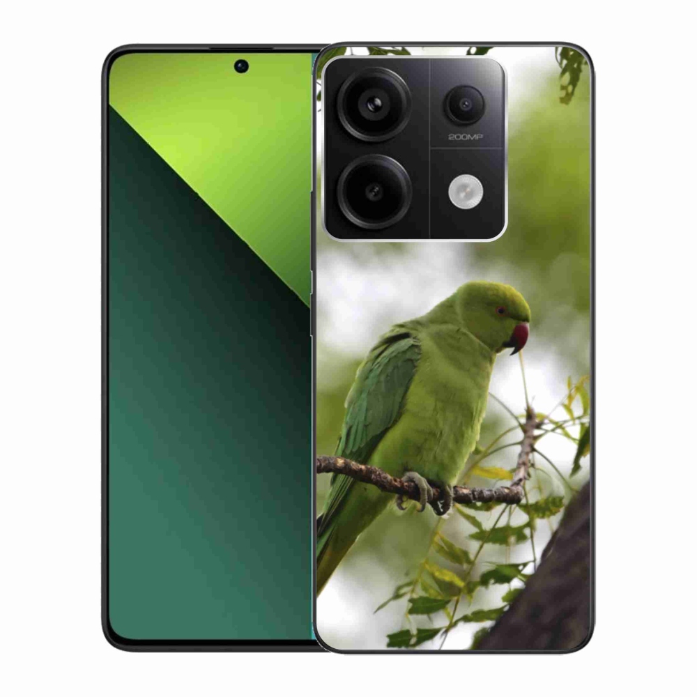 Gelový kryt mmCase na Xiaomi Redmi Note 13 Pro 5G/Poco X6 5G - zelený papoušek