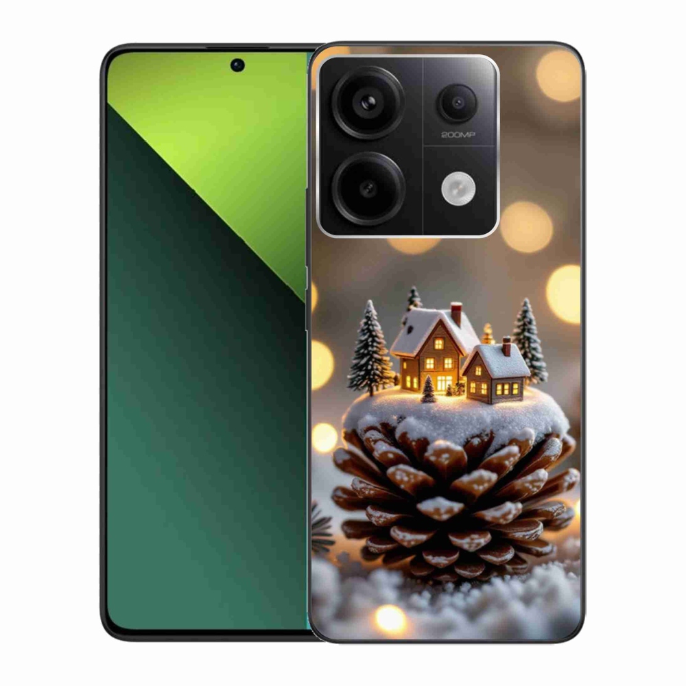 Gelový kryt mmCase na Xiaomi Redmi Note 13 Pro 5G/Poco X6 5G - zimní vesnička