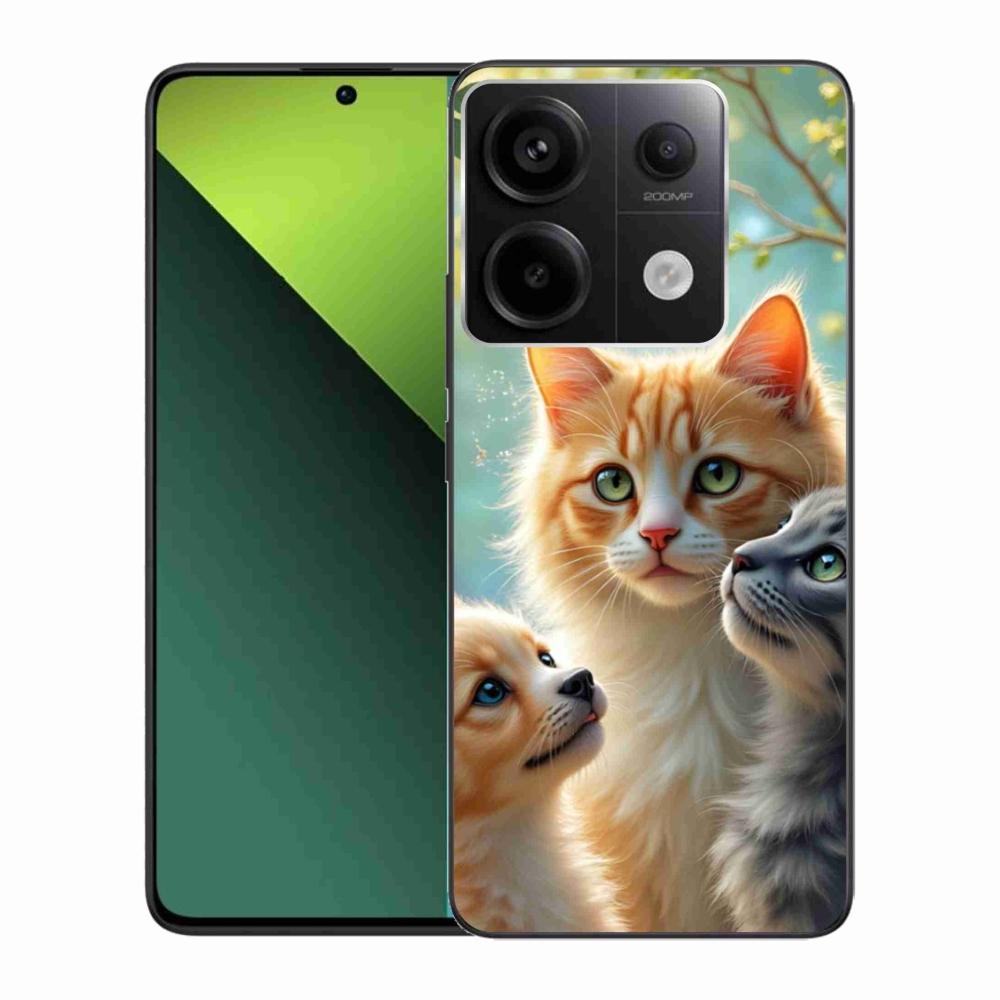 Gelový kryt mmCase na Xiaomi Redmi Note 13 Pro 5G/Poco X6 5G - zvířecí přátelství 2