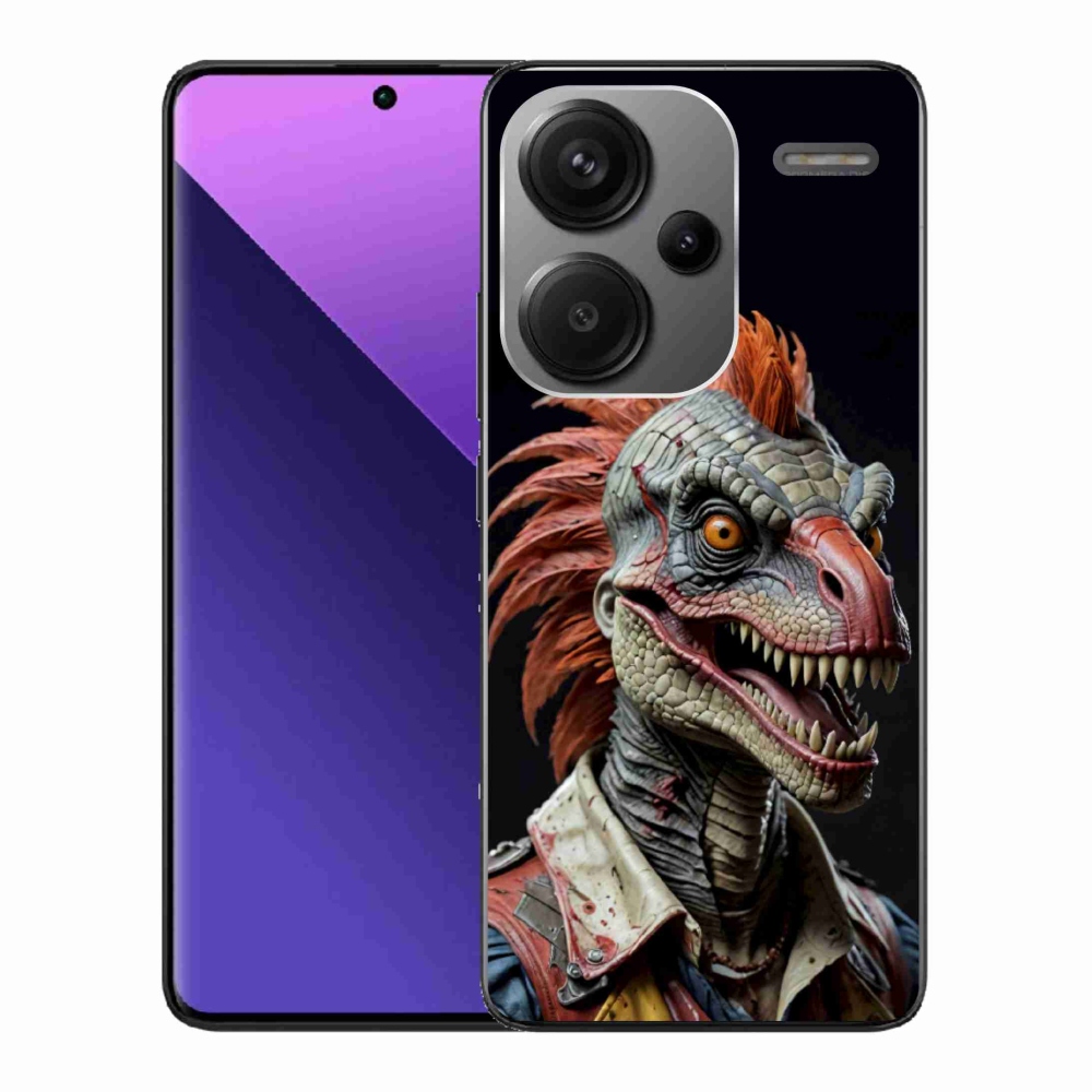Gelový kryt mmCase na Xiaomi Redmi Note 13 Pro+ 5G - punk dinosaurus