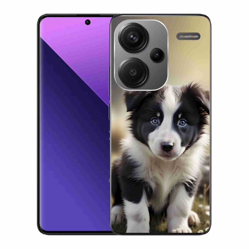 Gelový kryt mmCase na Xiaomi Redmi Note 13 Pro+ 5G - roztomilá border kolie