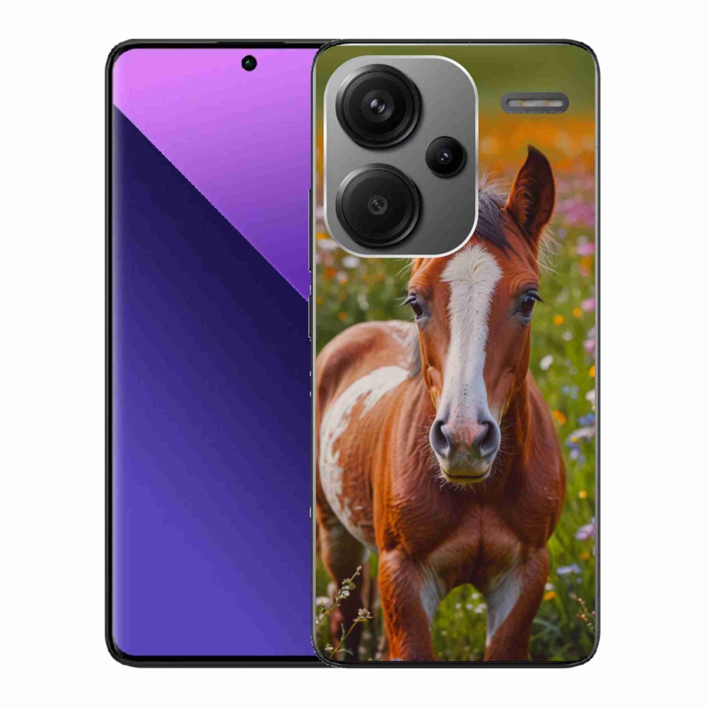 Gelový kryt mmCase na Xiaomi Redmi Note 13 Pro+ 5G - roztomilé hříbě
