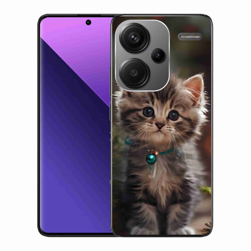Gelový kryt mmCase na Xiaomi Redmi Note 13 Pro+ 5G - roztomilé kotě 11