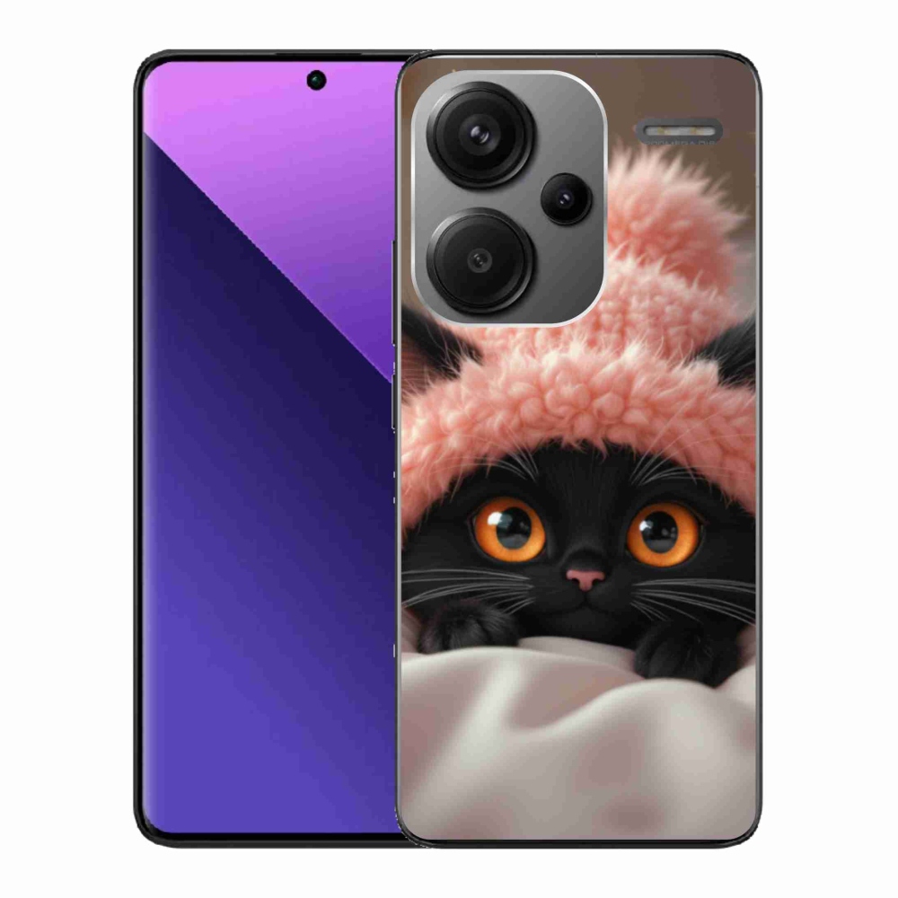 Gelový kryt mmCase na Xiaomi Redmi Note 13 Pro+ 5G - roztomilé kotě 7