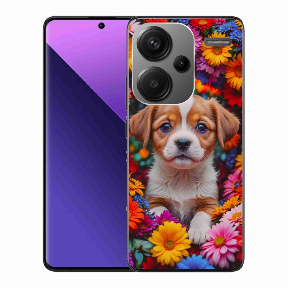 Gelový kryt mmCase na Xiaomi Redmi Note 13 Pro+ 5G - roztomilé štěně