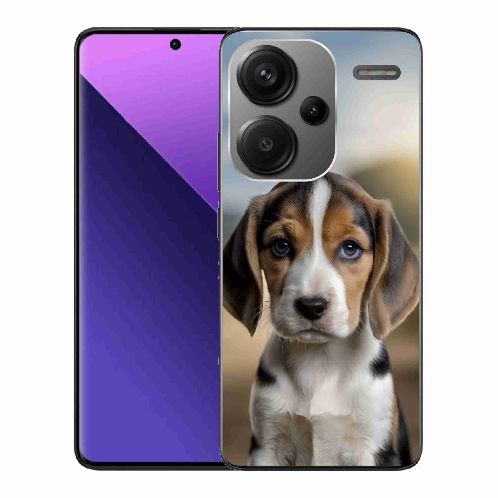 Gelový kryt mmCase na Xiaomi Redmi Note 13 Pro+ 5G - roztomilý bígl