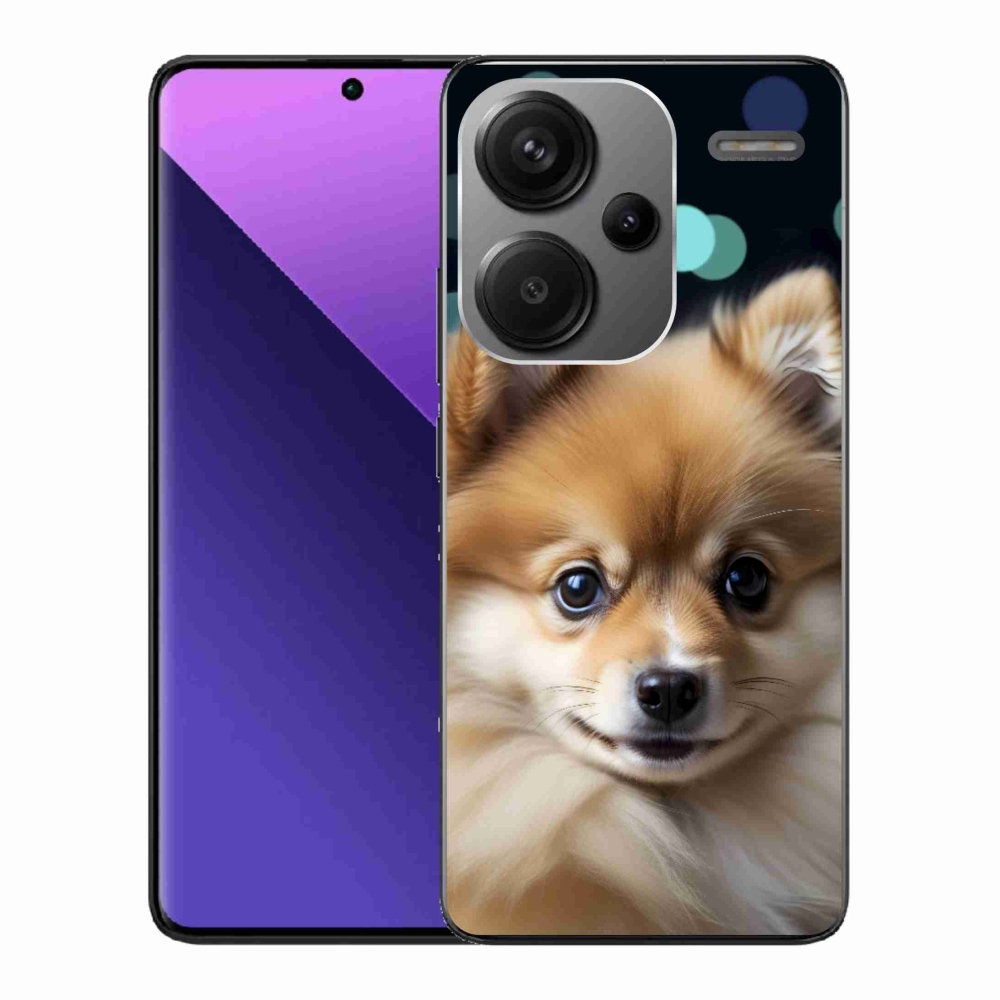 Gelový kryt mmCase na Xiaomi Redmi Note 13 Pro+ 5G - roztomilý pomeranian