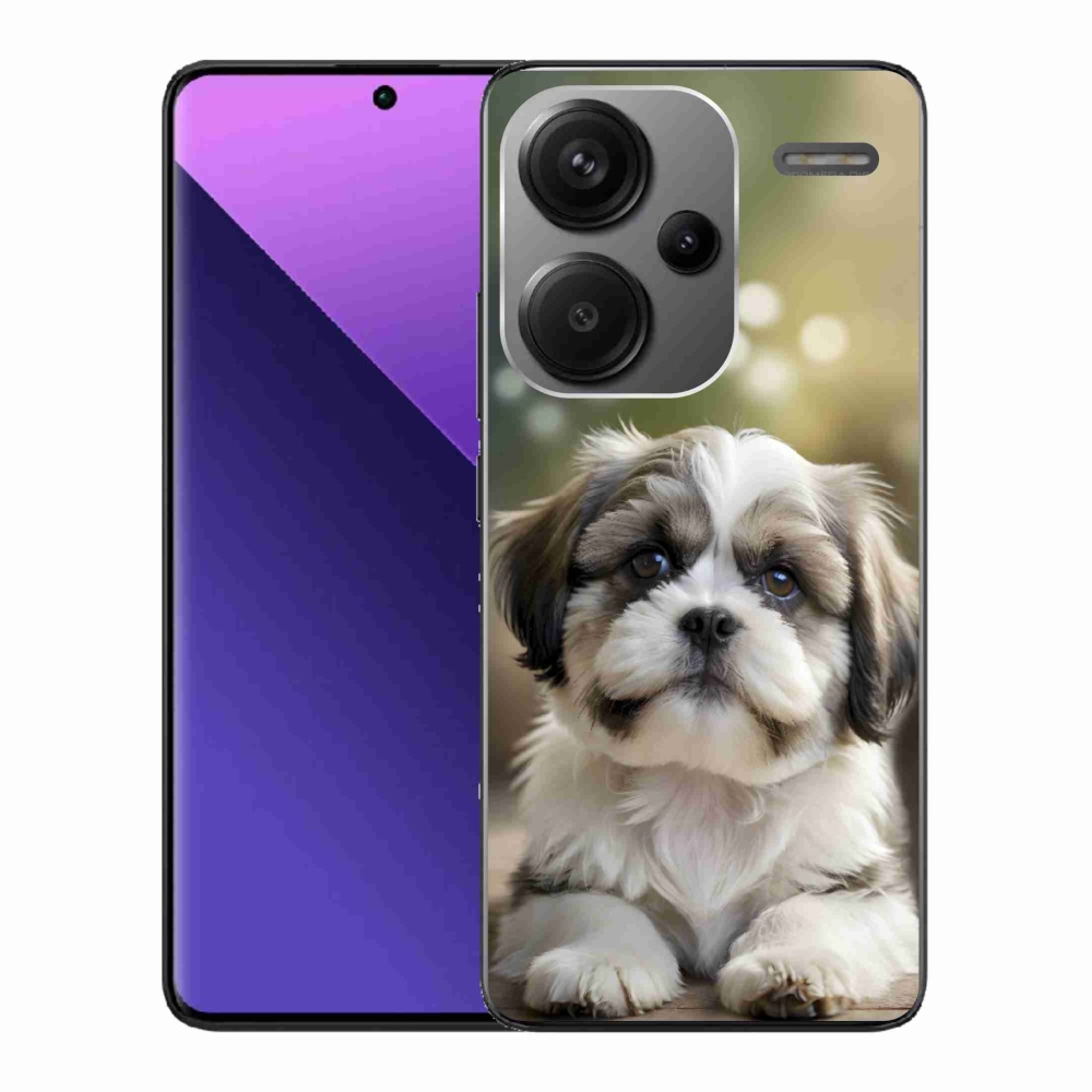 Gelový kryt mmCase na Xiaomi Redmi Note 13 Pro+ 5G - roztomilý shih-tzu