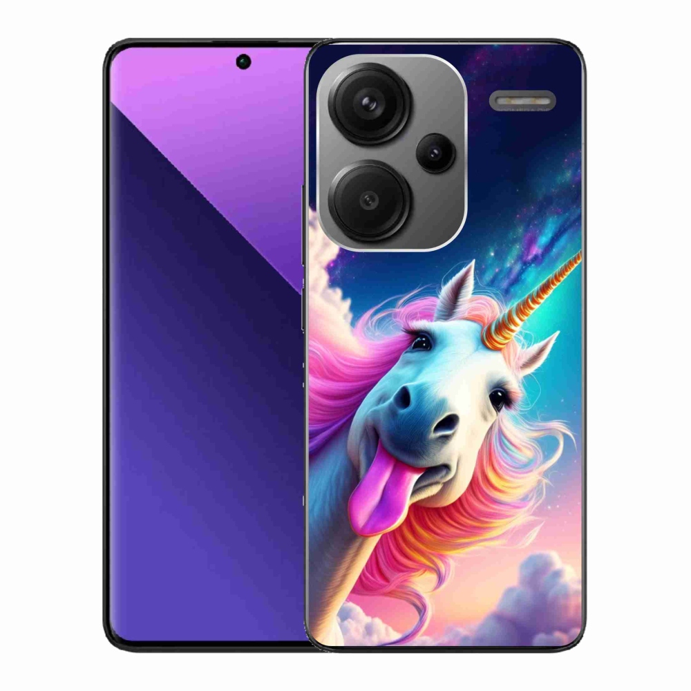 Gelový kryt mmCase na Xiaomi Redmi Note 13 Pro+ 5G - šílený jednorožec