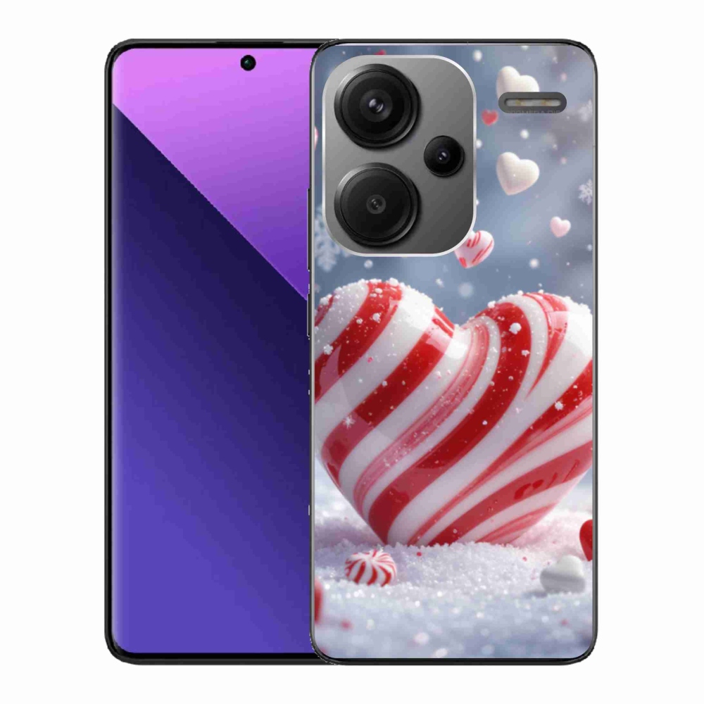 Gelový kryt mmCase na Xiaomi Redmi Note 13 Pro+ 5G - sladké srdce