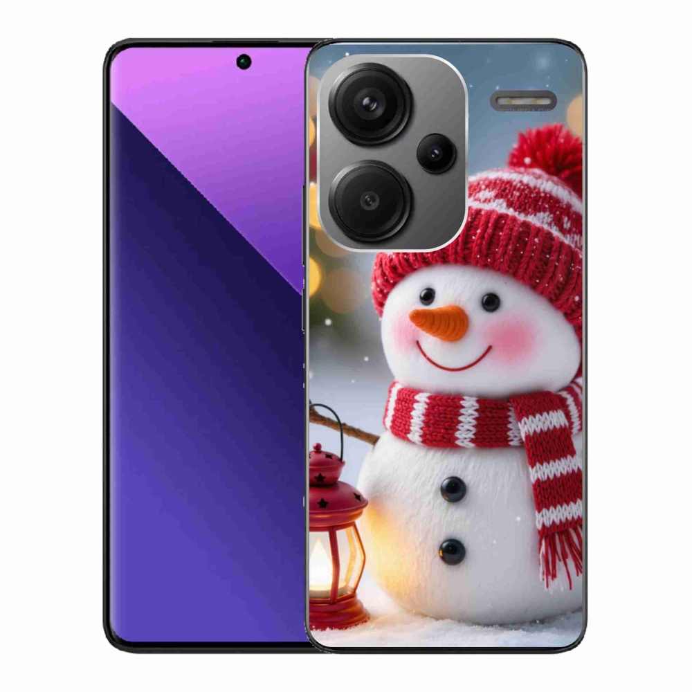 Gelový kryt mmCase na Xiaomi Redmi Note 13 Pro+ 5G - sněhulák 2