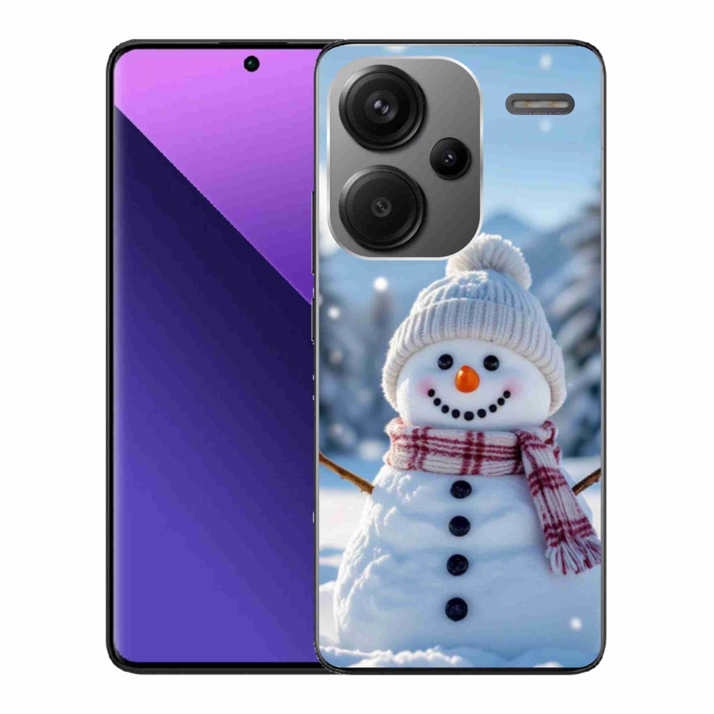 Gelový kryt mmCase na Xiaomi Redmi Note 13 Pro+ 5G - sněhulák 3