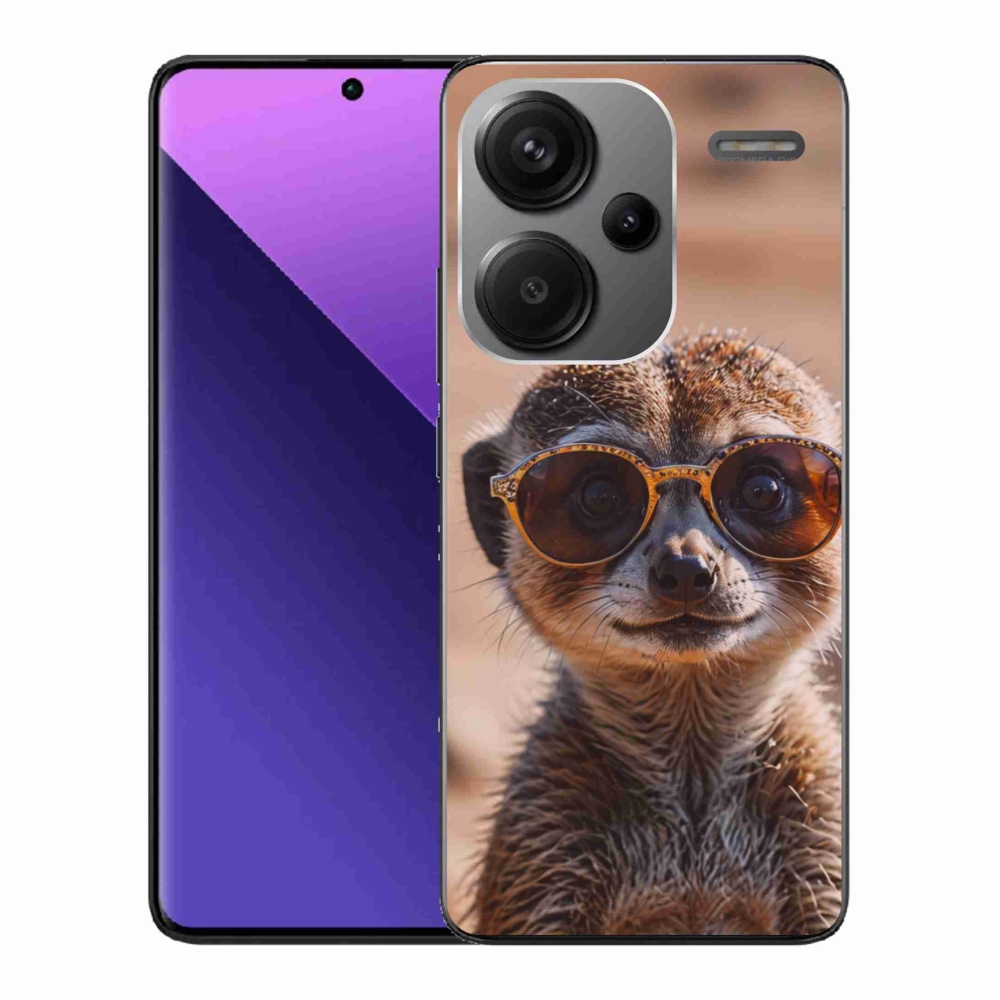 Gelový kryt mmCase na Xiaomi Redmi Note 13 Pro+ 5G - stylová surikata