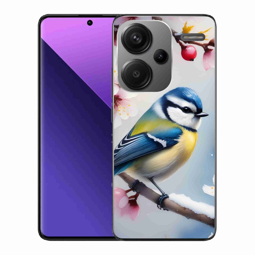 Gelový kryt mmCase na Xiaomi Redmi Note 13 Pro+ 5G - sýkorka