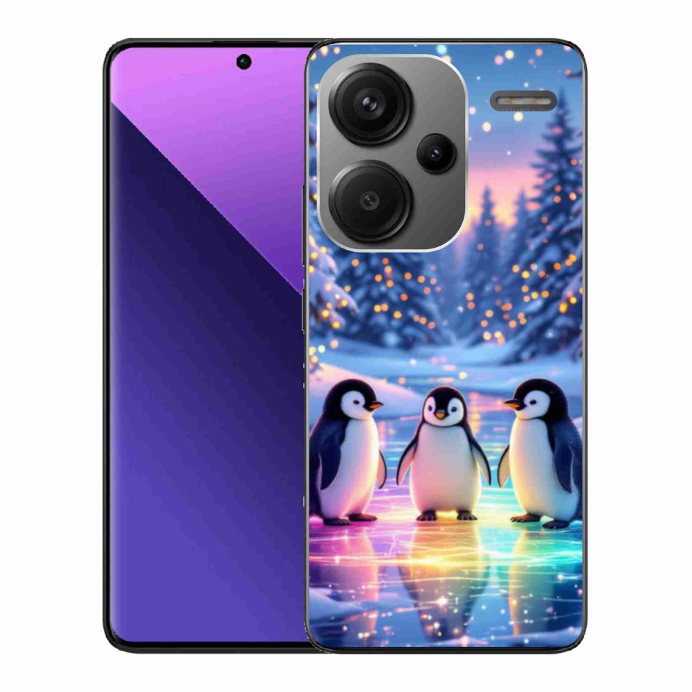 Gelový kryt mmCase na Xiaomi Redmi Note 13 Pro+ 5G - tučnáci