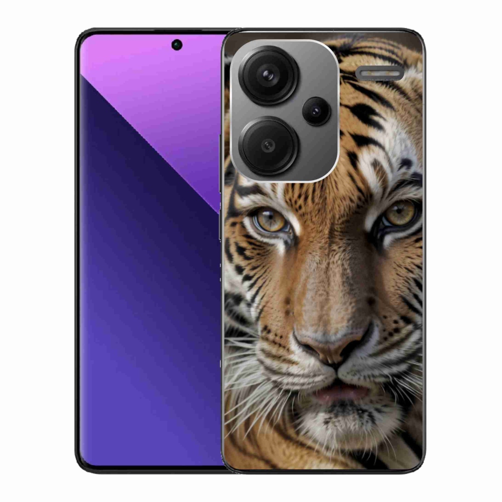 Gelový kryt mmCase na Xiaomi Redmi Note 13 Pro+ 5G - tygří pohled