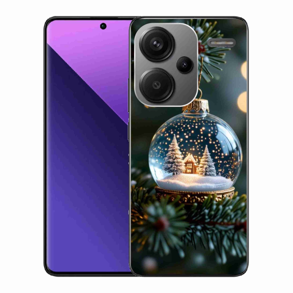 Gelový kryt mmCase na Xiaomi Redmi Note 13 Pro+ 5G - vánoční koule 2