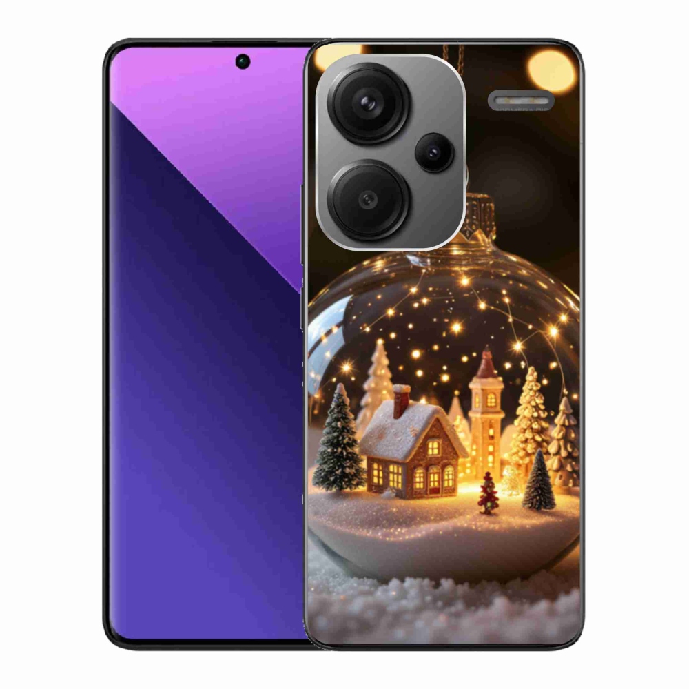 Gelový kryt mmCase na Xiaomi Redmi Note 13 Pro+ 5G - vánoční koule 3