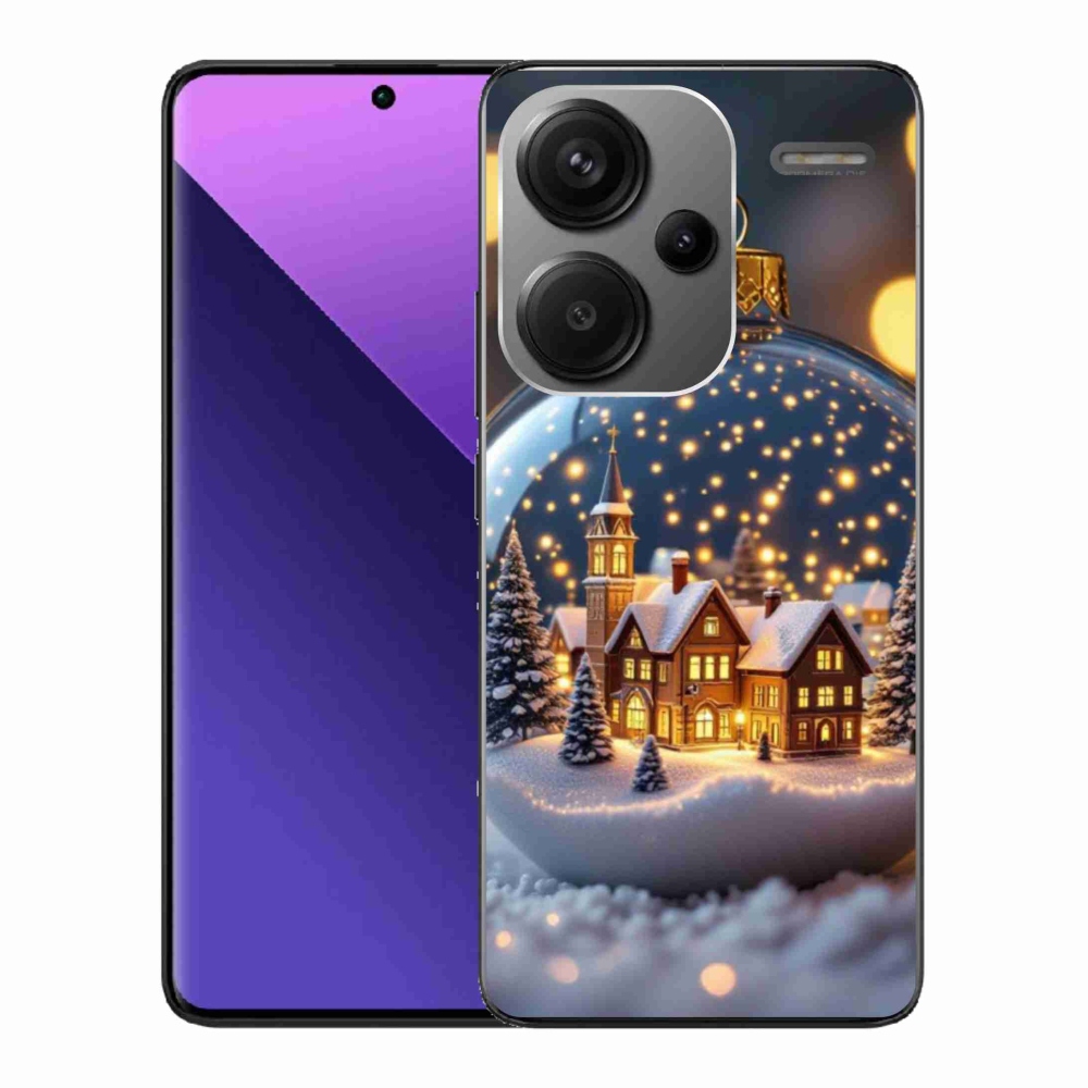Gelový kryt mmCase na Xiaomi Redmi Note 13 Pro+ 5G - vánoční koule 4