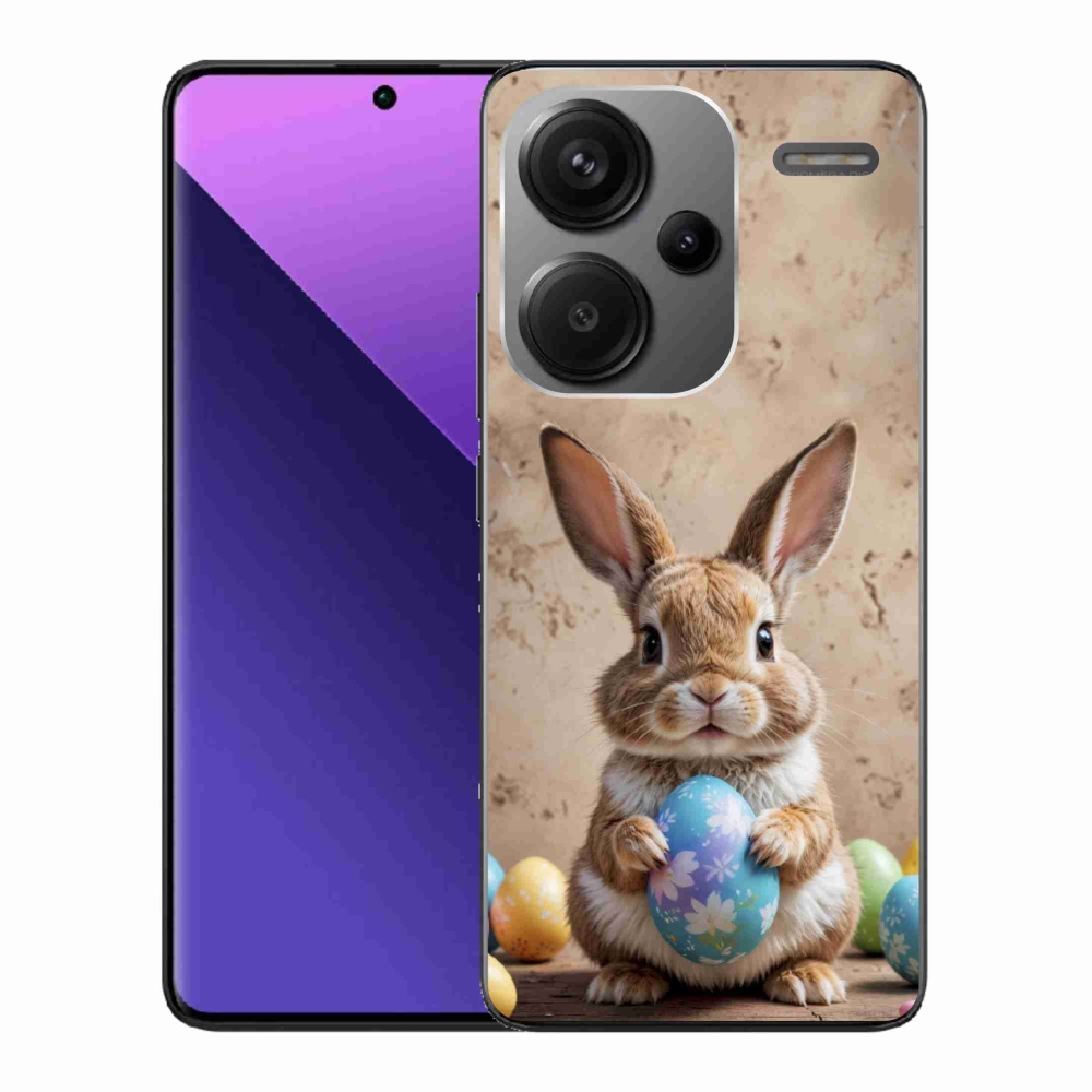 Gelový kryt mmCase na Xiaomi Redmi Note 13 Pro+ 5G - velikonoční králíček