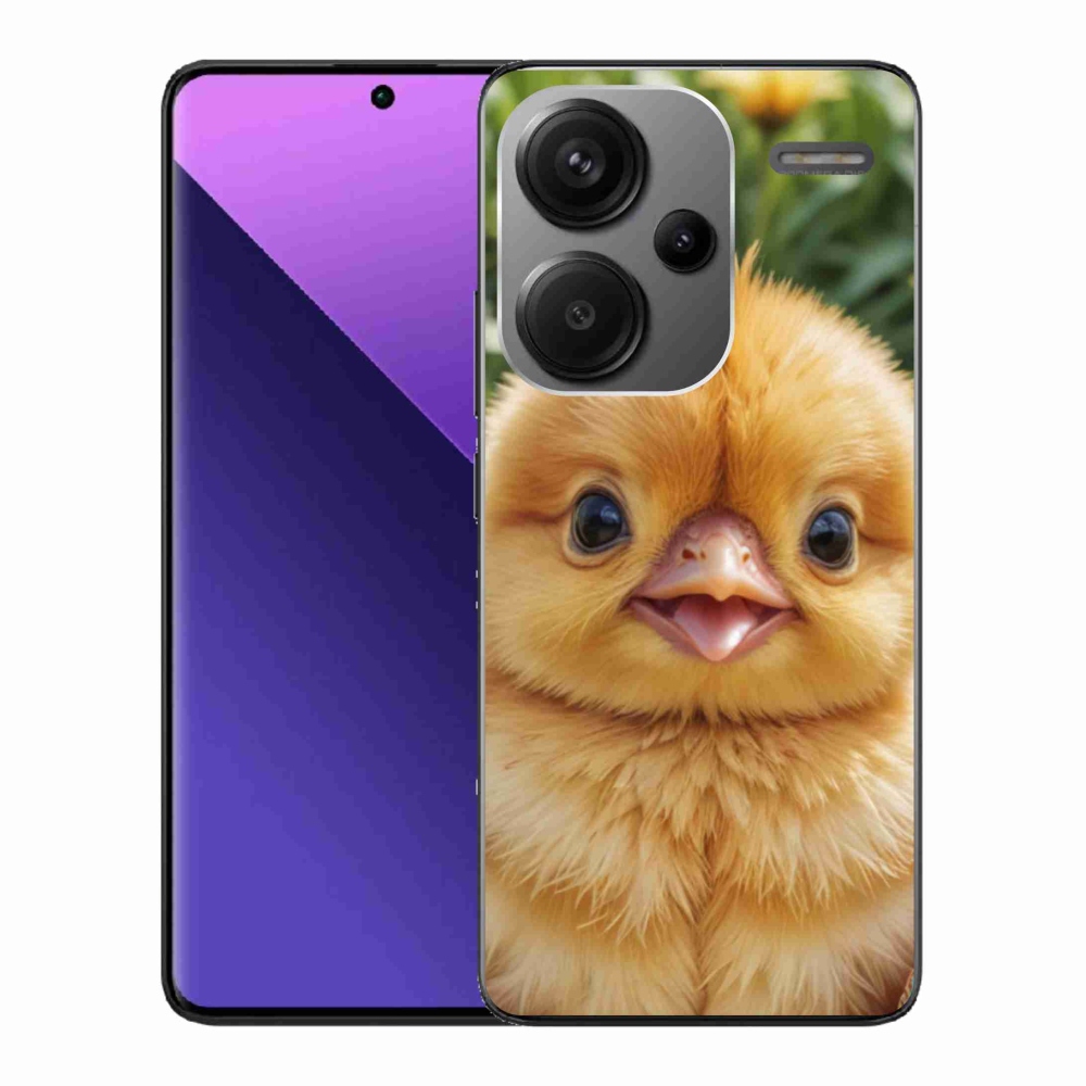 Gelový kryt mmCase na Xiaomi Redmi Note 13 Pro+ 5G - veselé kuřátko