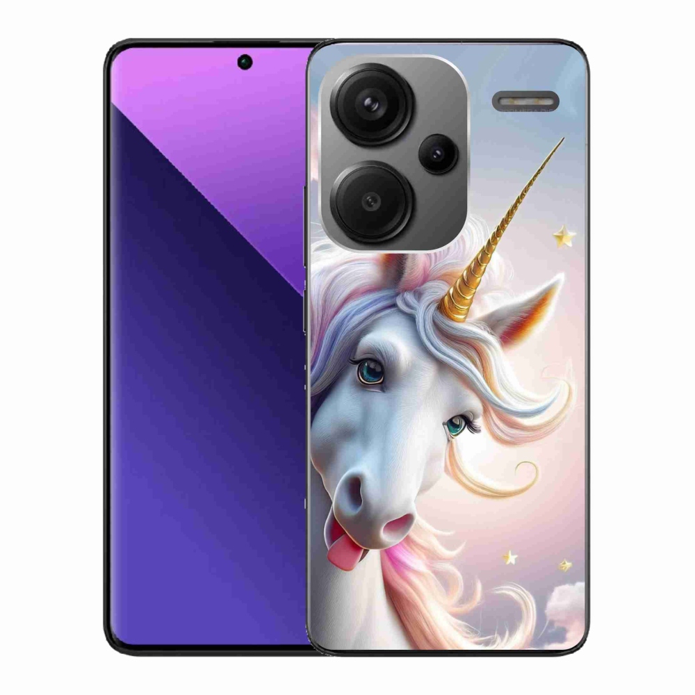 Gelový kryt mmCase na Xiaomi Redmi Note 13 Pro+ 5G - veselý jednorožec