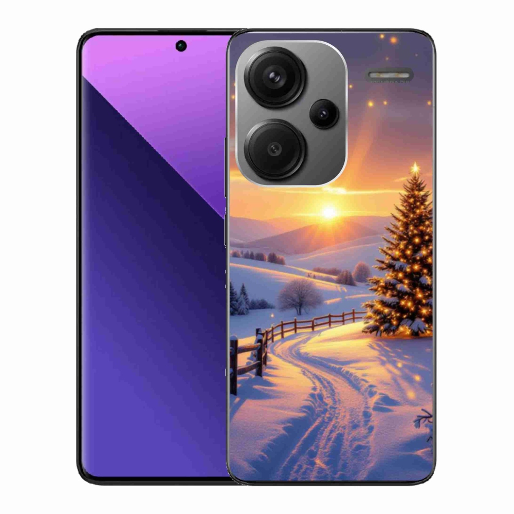 Gelový kryt mmCase na Xiaomi Redmi Note 13 Pro+ 5G - zimní krajina