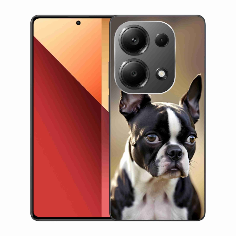 Gelový kryt mmCase na Xiaomi Redmi Note 13 Pro/Poco M6 Pro - bostonský teriér
