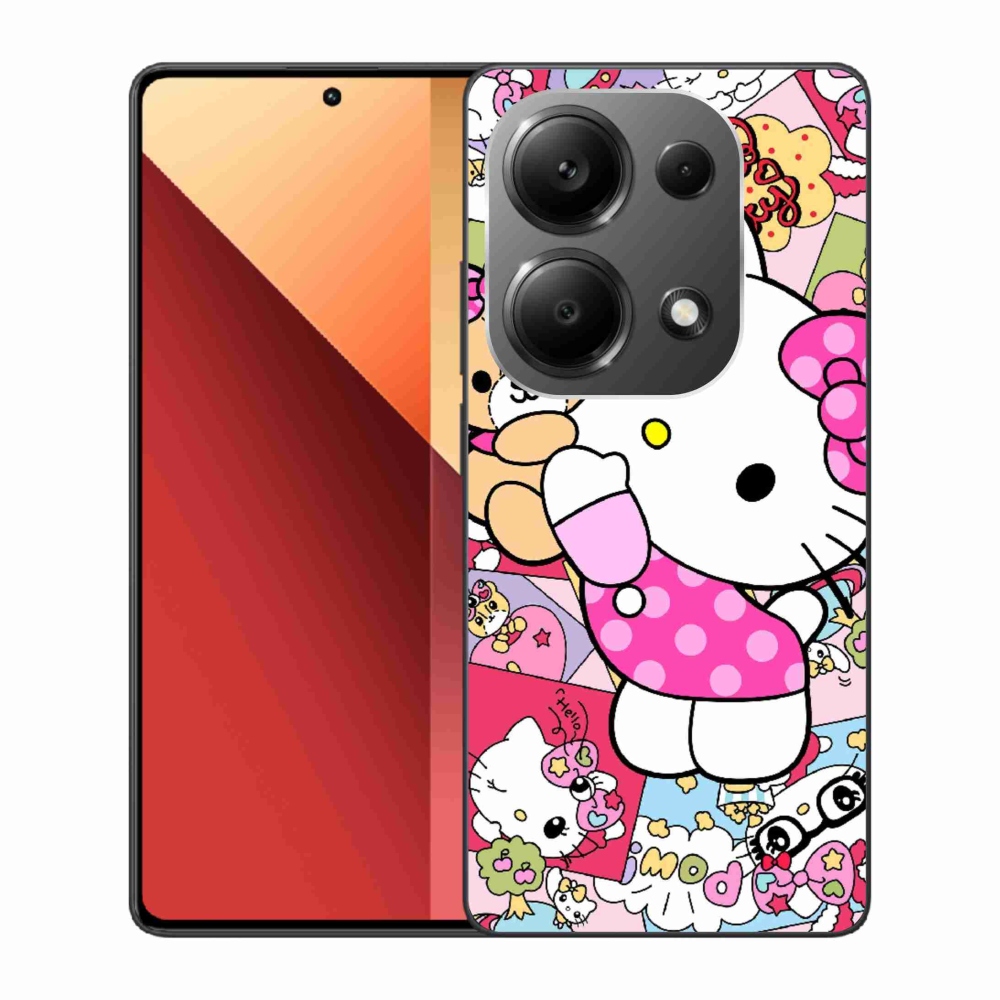 Gelový kryt mmCase na Xiaomi Redmi Note 13 Pro/Poco M6 Pro - cute kitty