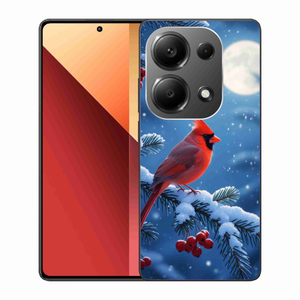 Gelový kryt mmCase na Xiaomi Redmi Note 13 Pro/Poco M6 Pro - kardinál červený