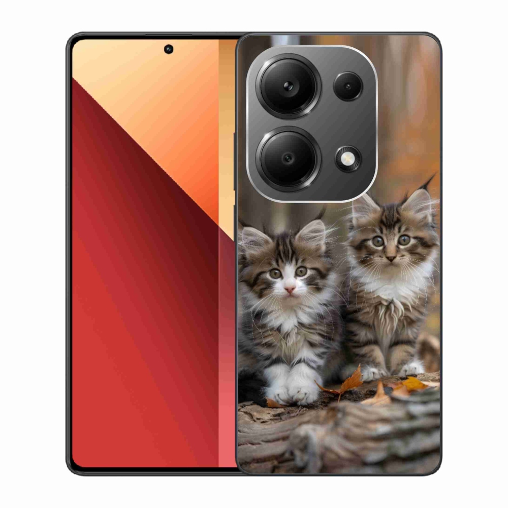 Gelový kryt mmCase na Xiaomi Redmi Note 13 Pro/Poco M6 Pro - kočičí duo 3