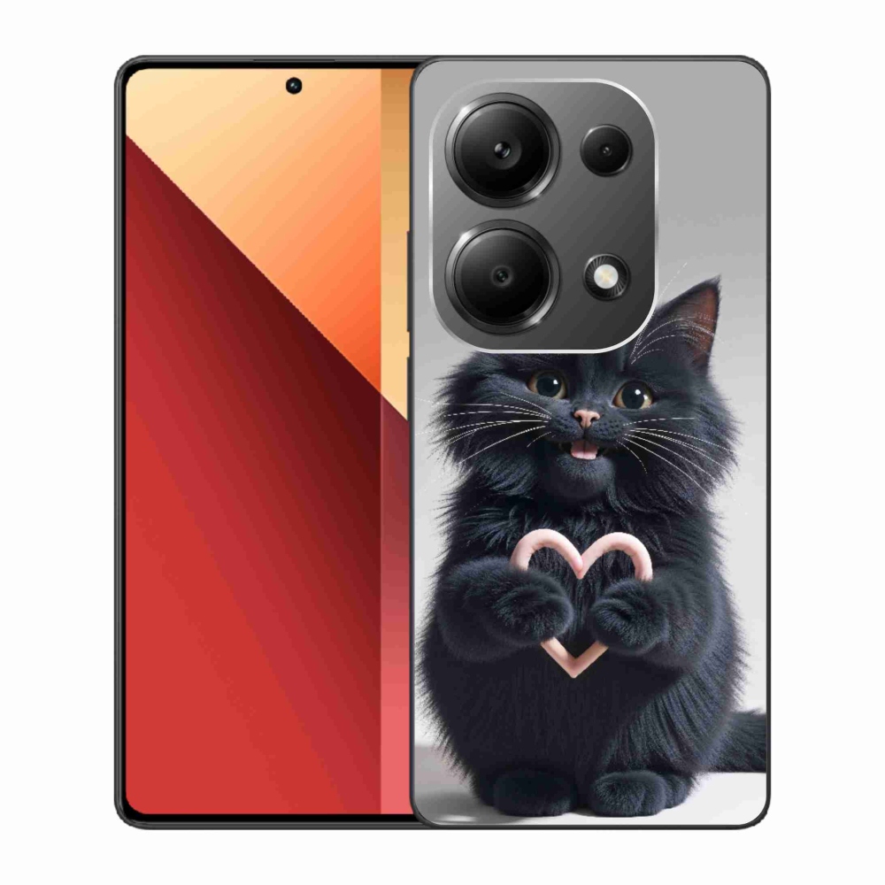 Gelový kryt mmCase na Xiaomi Redmi Note 13 Pro/Poco M6 Pro - kočičí láska 3