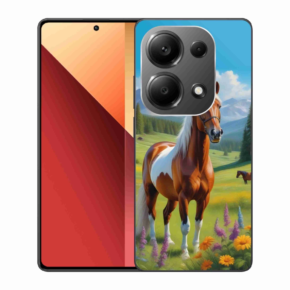 Gelový kryt mmCase na Xiaomi Redmi Note 13 Pro/Poco M6 Pro - kůň na louce