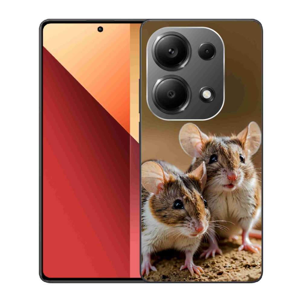 Gelový kryt mmCase na Xiaomi Redmi Note 13 Pro/Poco M6 Pro - myší duo