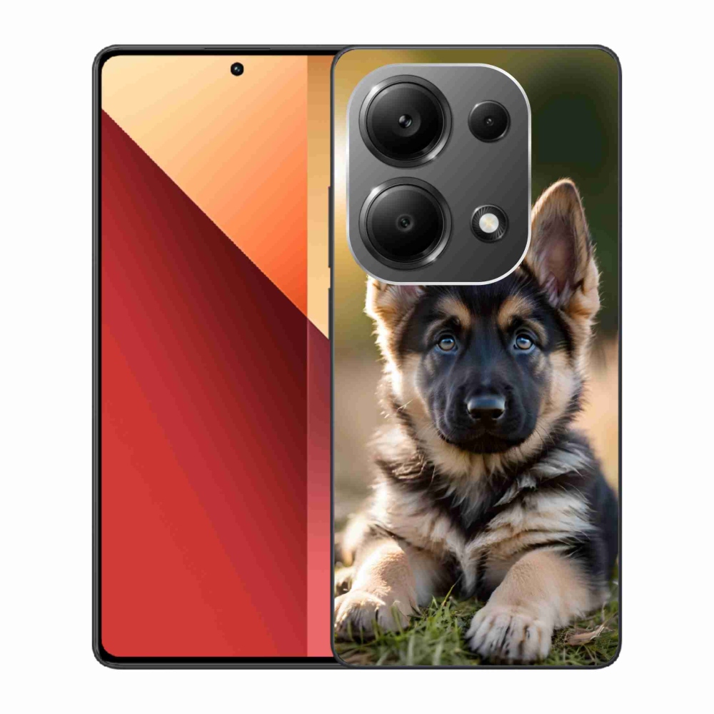 Gelový kryt mmCase na Xiaomi Redmi Note 13 Pro/Poco M6 Pro - německý ovčák v přírodě
