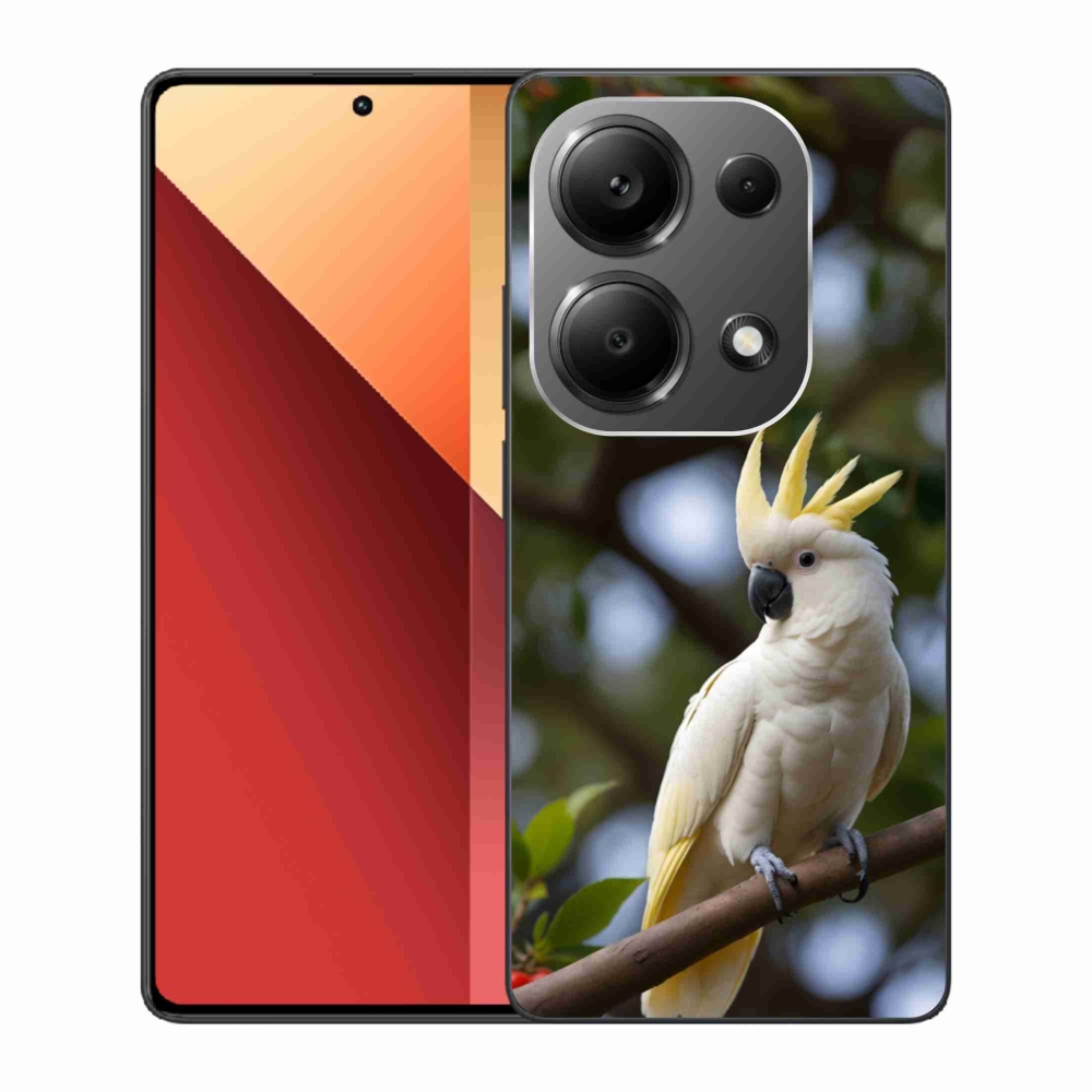Gelový kryt mmCase na Xiaomi Redmi Note 13 Pro/Poco M6 Pro - papoušek kakadu 3