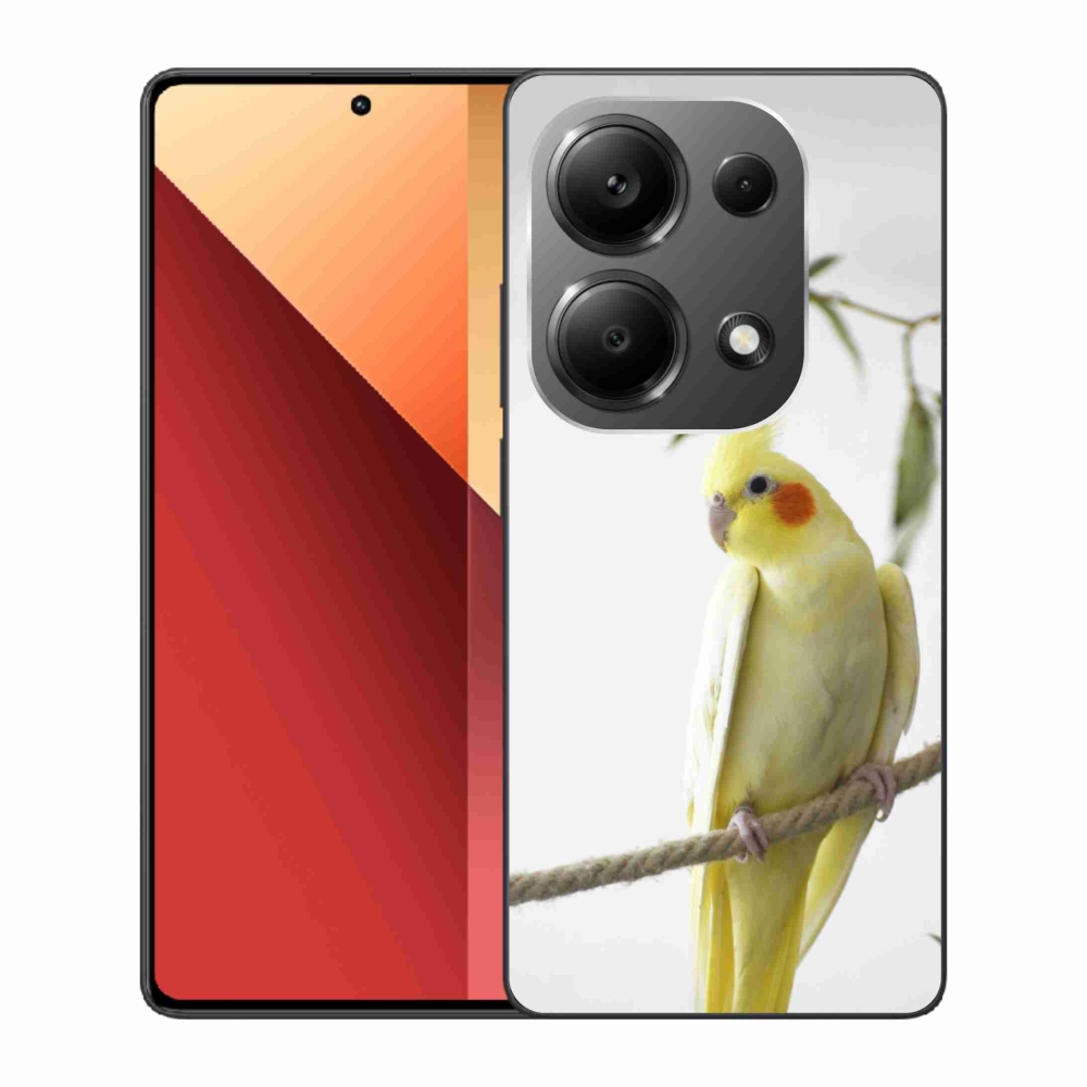 Gelový kryt mmCase na Xiaomi Redmi Note 13 Pro/Poco M6 Pro - papoušek korela chocholatá