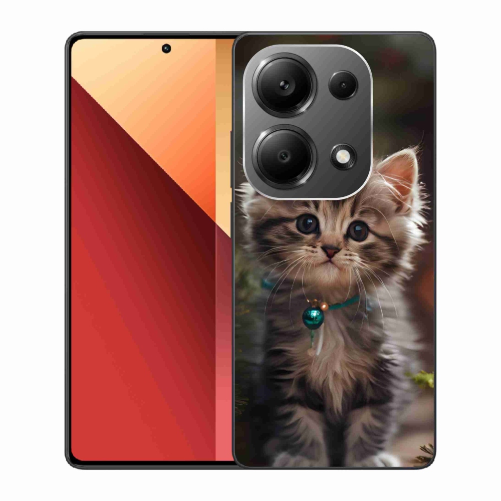 Gelový kryt mmCase na Xiaomi Redmi Note 13 Pro/Poco M6 Pro - roztomilé kotě 11