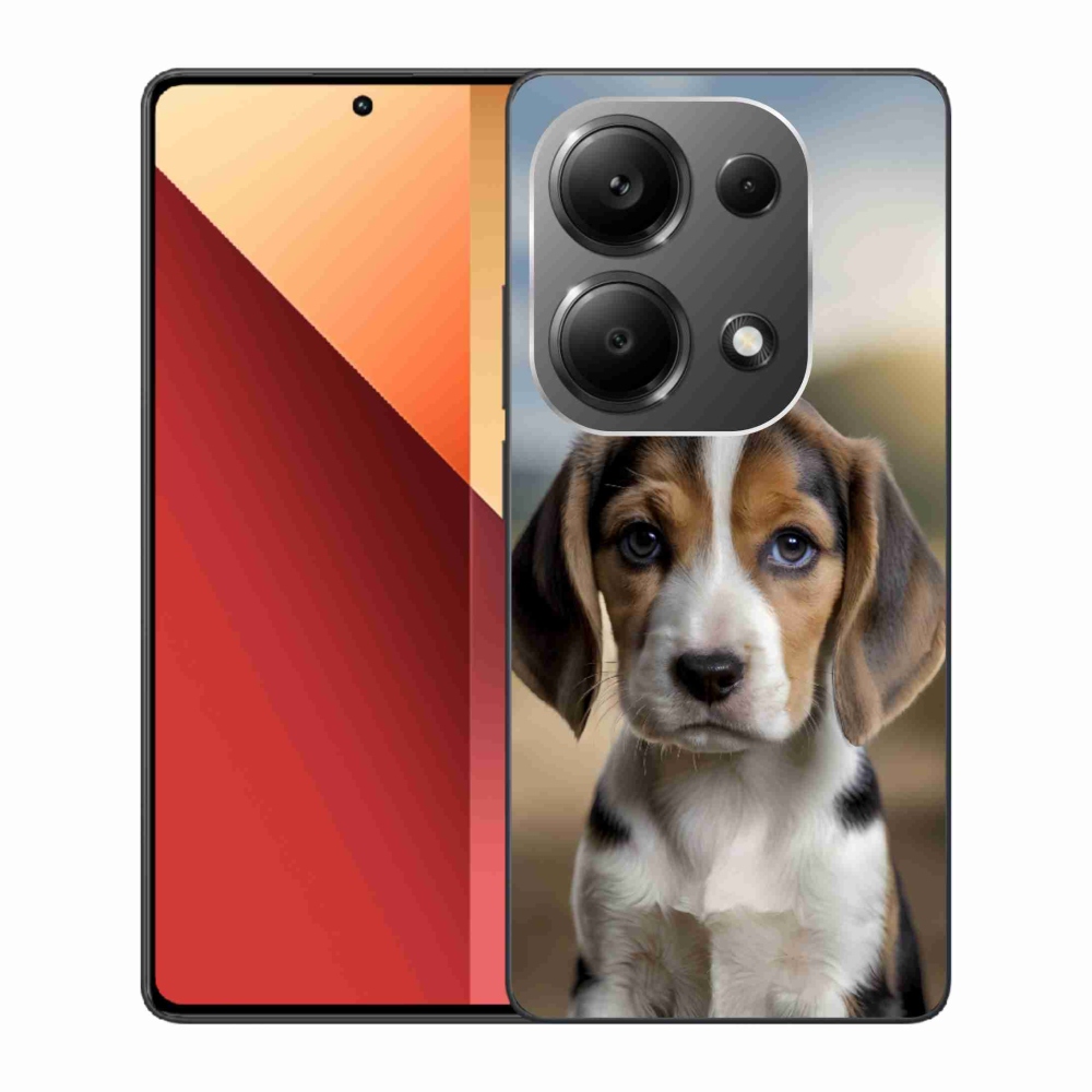 Gelový kryt mmCase na Xiaomi Redmi Note 13 Pro/Poco M6 Pro - roztomilý bígl
