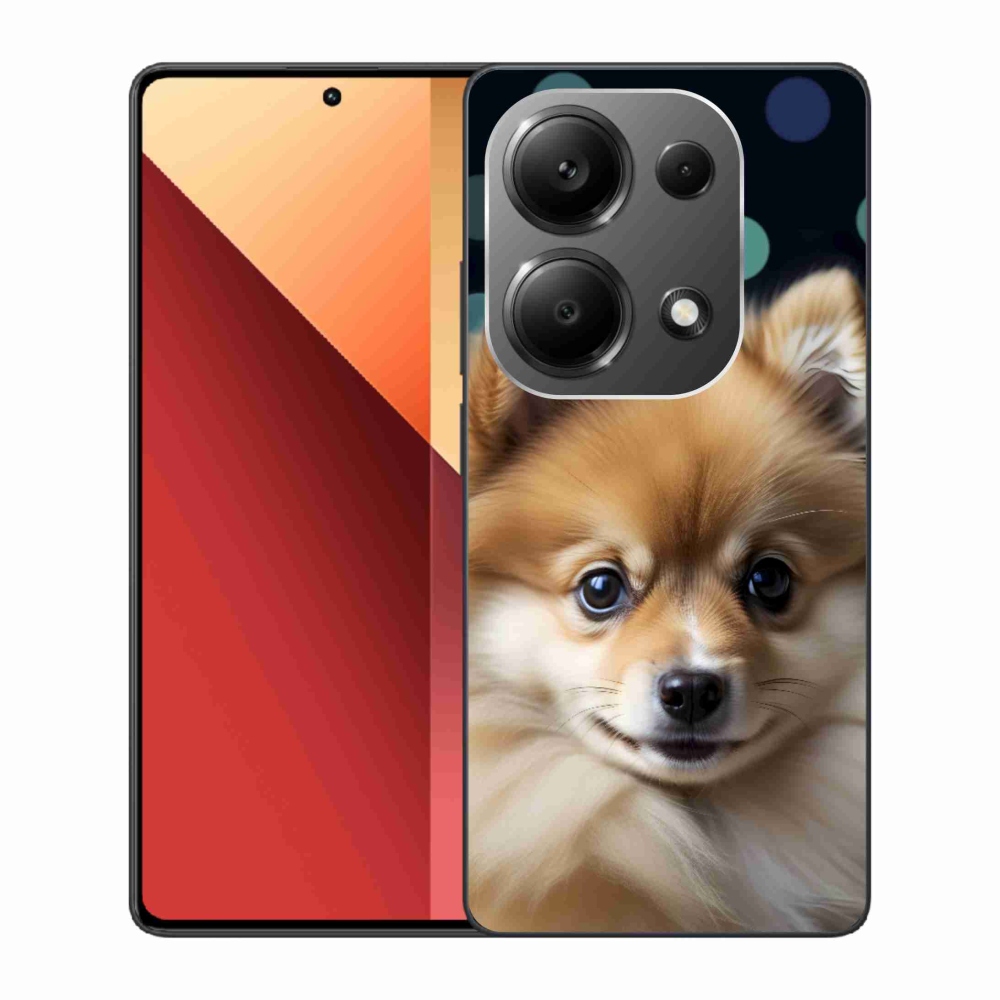 Gelový kryt mmCase na Xiaomi Redmi Note 13 Pro/Poco M6 Pro - roztomilý pomeranian
