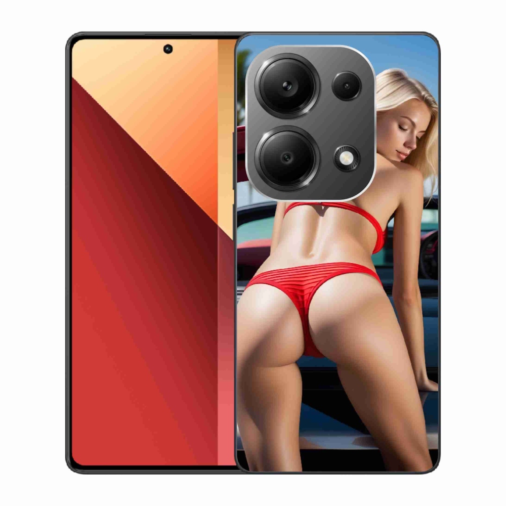 Gelový kryt mmCase na Xiaomi Redmi Note 13 Pro/Poco M6 Pro - sexy žena 2