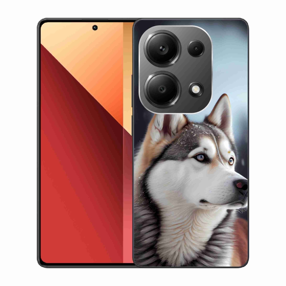 Gelový kryt mmCase na Xiaomi Redmi Note 13 Pro/Poco M6 Pro - sibiřský husky